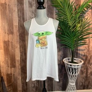 Her Universe Star Wars Baby Yoda Tank Top